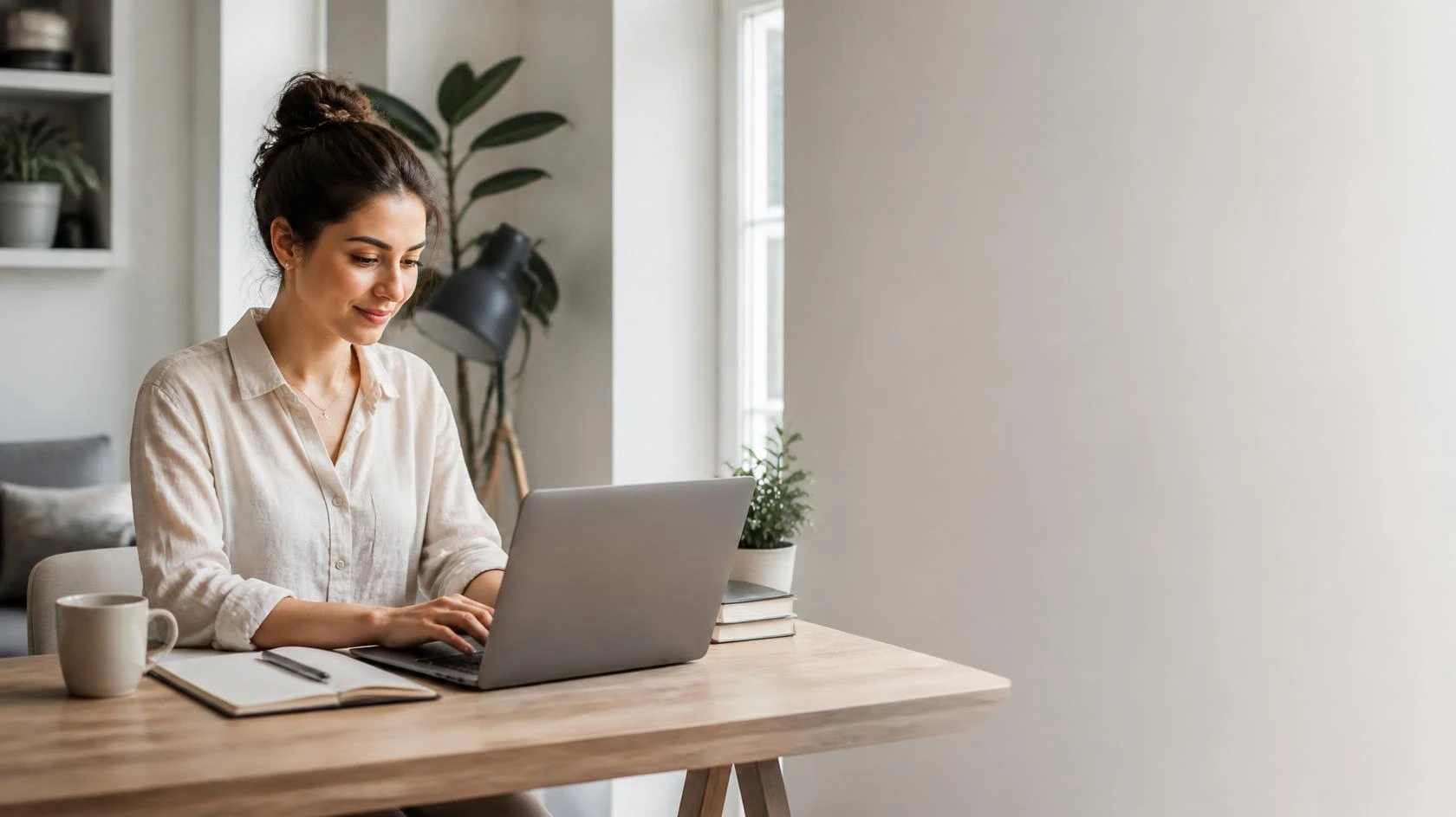 Freelancer preparing a professional project proposal