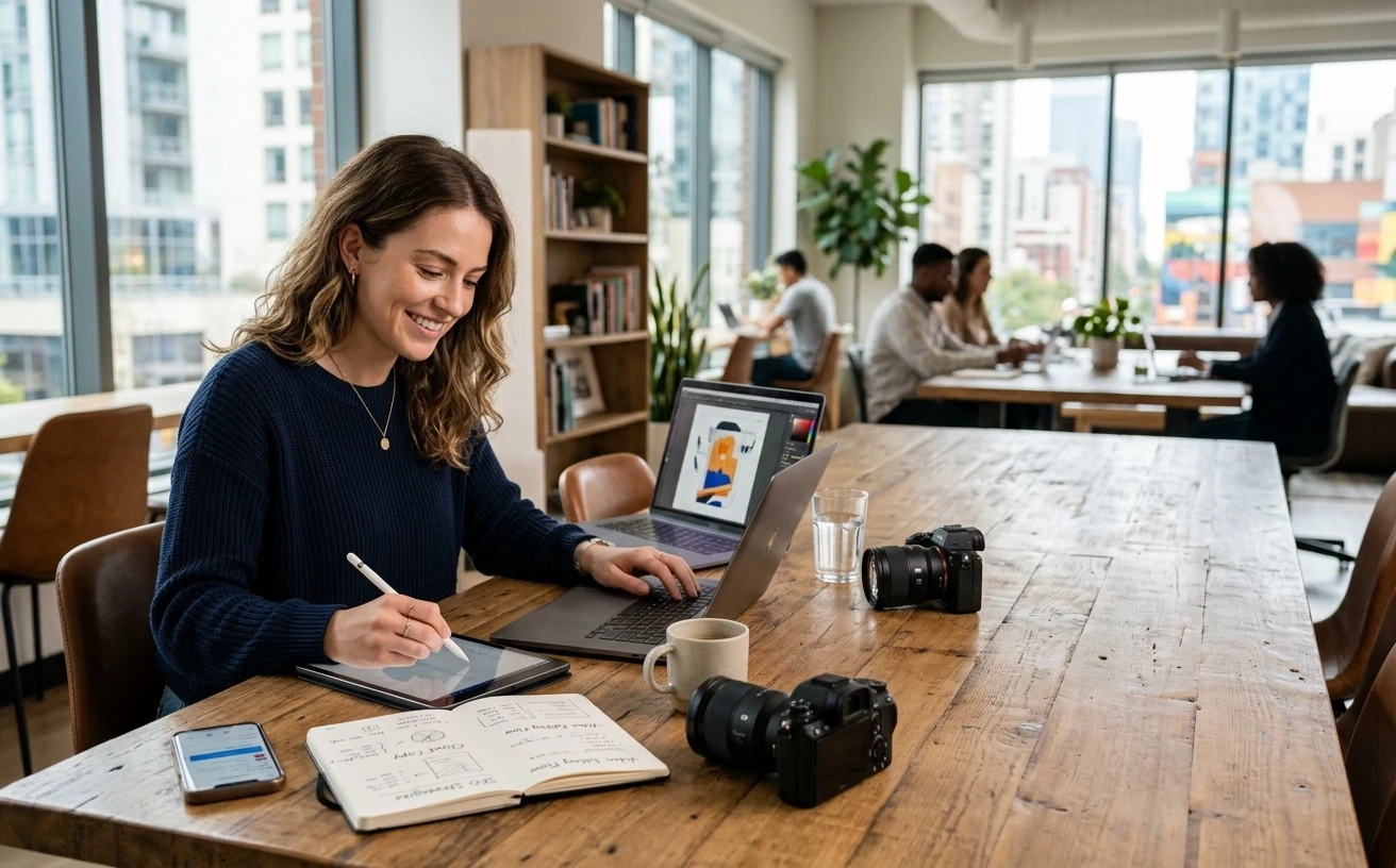 Professional searching for remote job opportunities